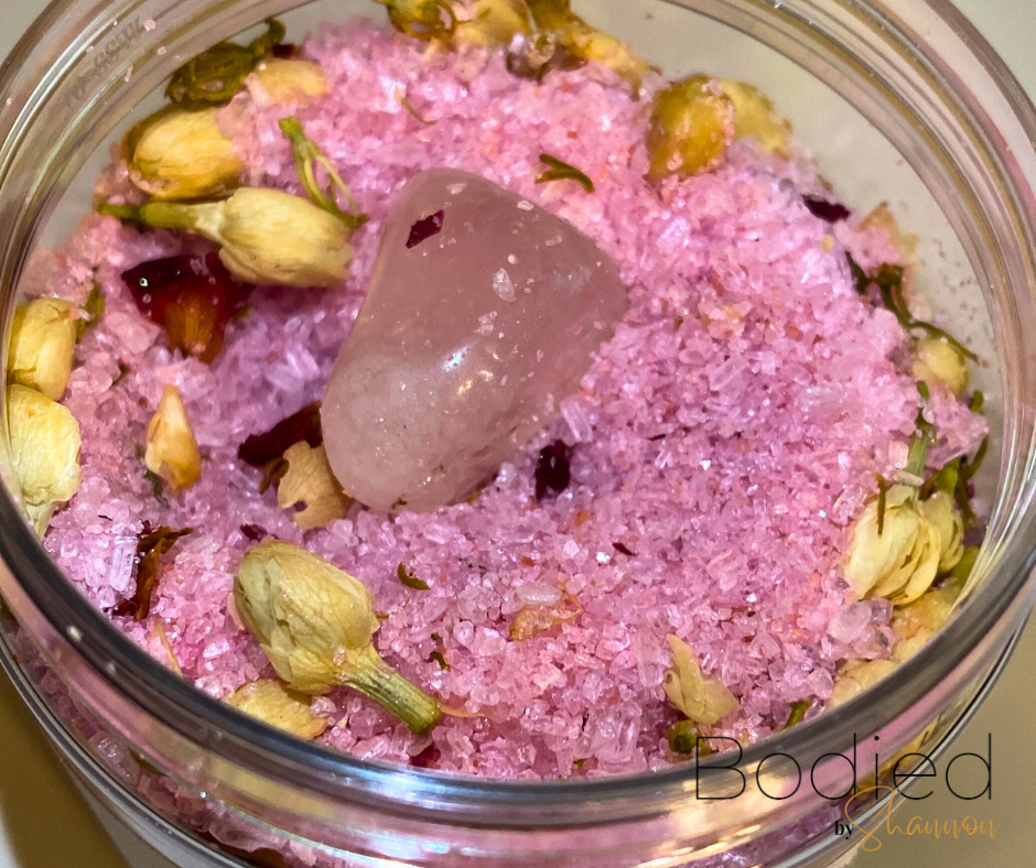 Self Love Bath Salt with Rose Quartz